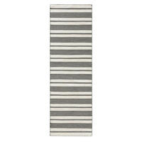 OUTDOORLÄUFER Rida Beige/Schwarz 80/250 cm - Beige/Schwarz, Kunststoff/Textil (80/250cm) - benuta