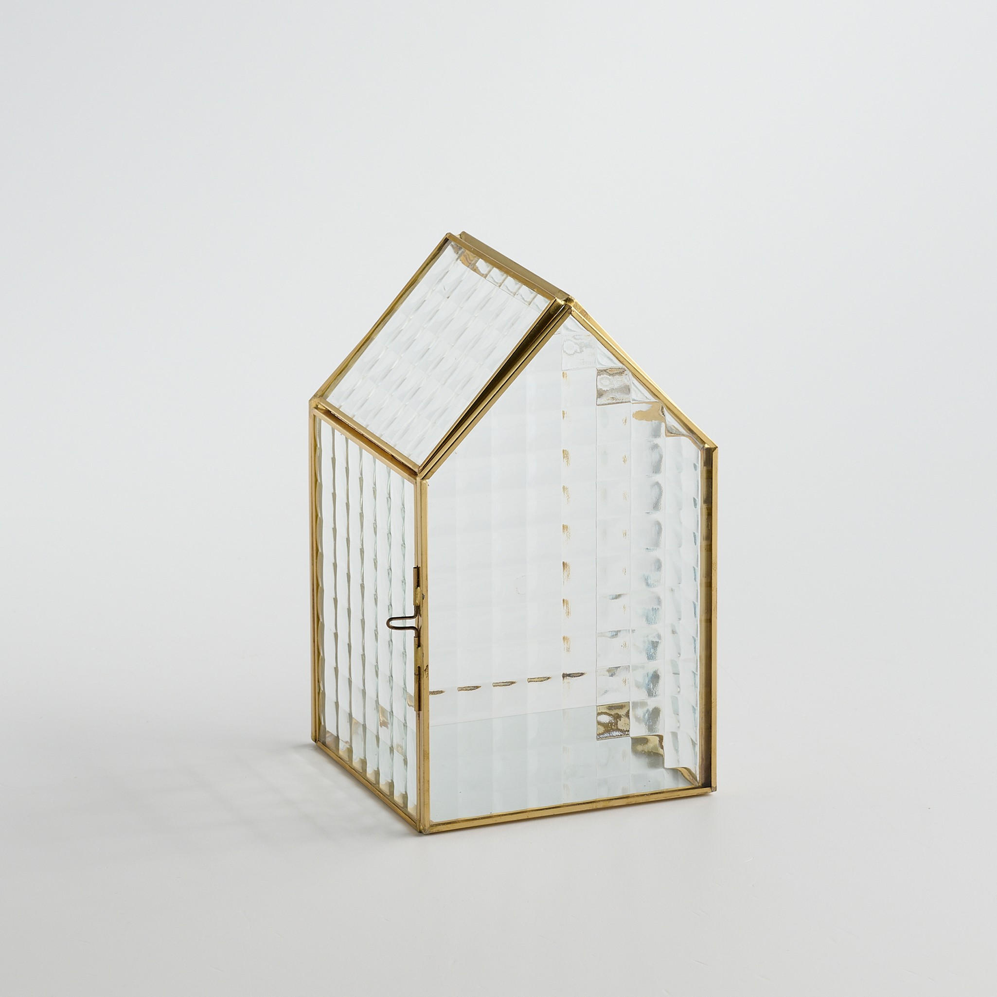 LATERNE Crister - Goldfarben, Metall (12.5/21/12.5cm) - home&you