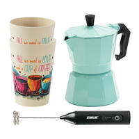 ESPRESSOKOCHER 240 ml - Mintgrün, Metall (17.5/13/22.8cm)