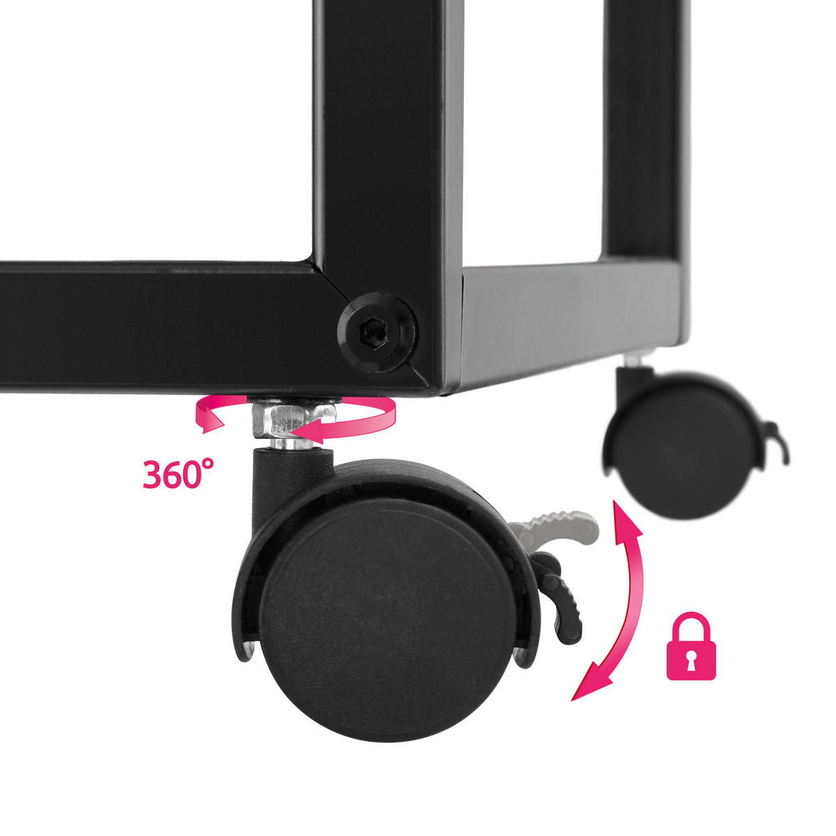 BEISTELLTISCH Luton,48 x 35 x 70 cm,Industrial Holz dunkel, rustikal - Rostfarben, Holz (48/35/70cm) - tectake