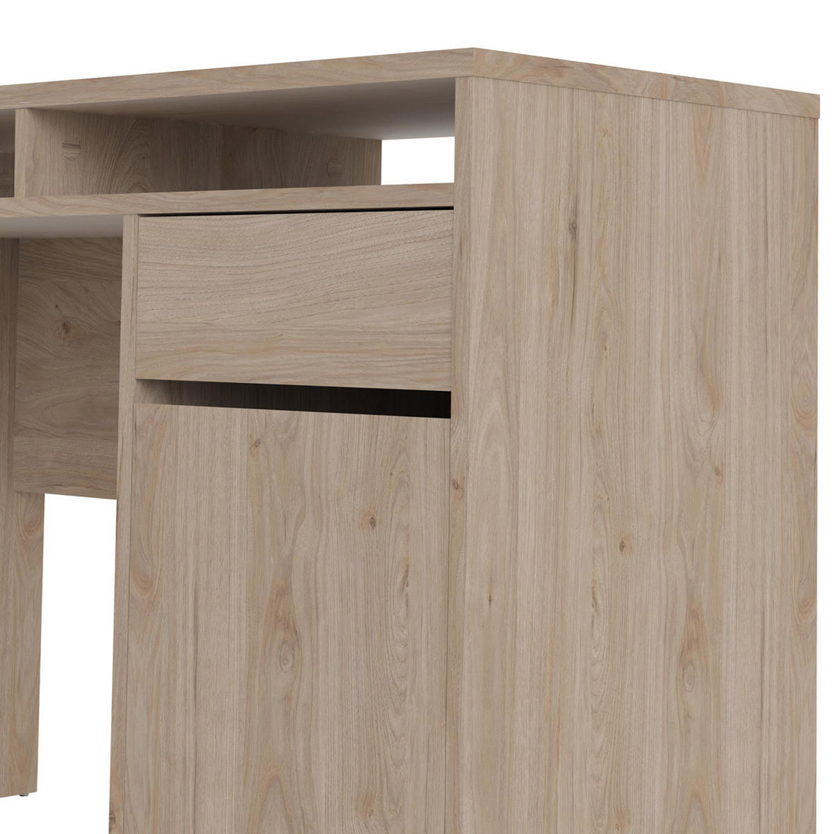 SCHREIBTISCH Braun - Braun, Holzwerkstoff (49/111/78cm) - ebuy24