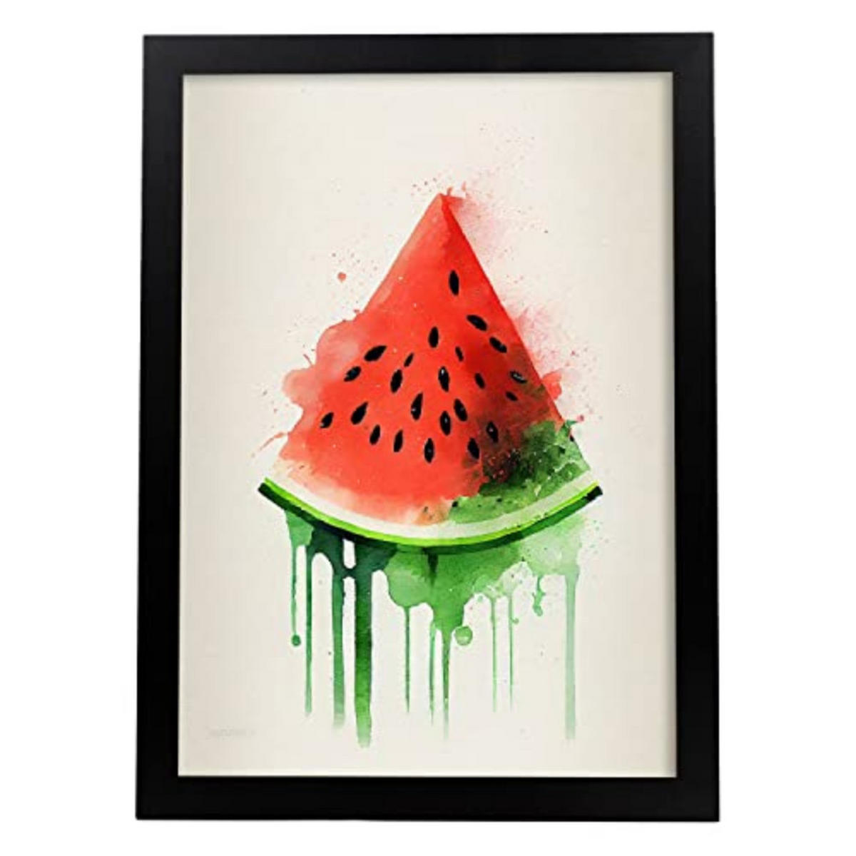 POSTER Vollfarbiges Wassermelone 1 . A3 Rahmenlos - Klar, Papier (29.7/5/42cm) - Nacnic