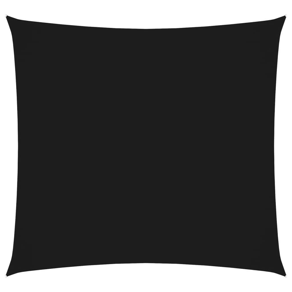 SONNENSEGEL Oxford-Gewebe Quadratisch 4,5x4,5 m Schwarz - Schwarz, Textil (450/450cm) - furnicato
