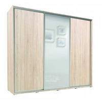 SCHIEBETÜRENSCHRANK - Kleiderschrank MONACO - Eiche Sonoma - Sonoma Eiche, Holzwerkstoff (255/251/66cm) - Möblo