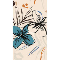 FOTOTAPETE Blumenmuster 270 x 150 cm - Multicolor, Papier (270/150cm) - Sanders & Sanders