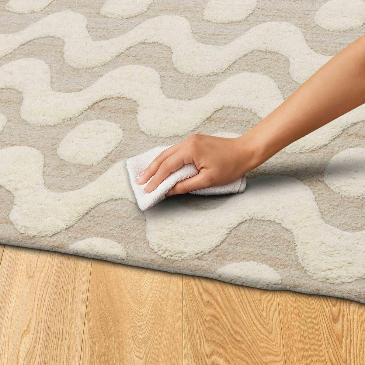 KOBEREC s vysokým vlasom MILENA - prírodná farba, textil (160/230cm) - Schöner Wohnen