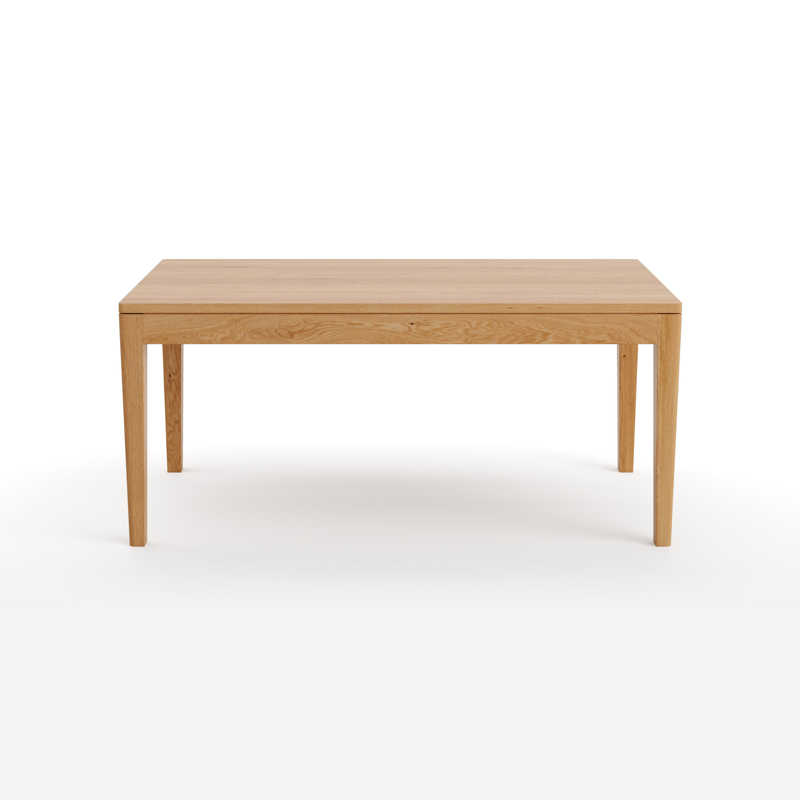 TISCH Ausziehbar Butterfly aus massivem Eichenholz 180x80 cm + Tischverlängerungen 2x50 cm - Eichefarben/Braun, Holz (180/80/75cm) - Danzz