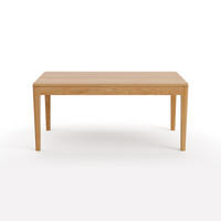 TISCH Ausziehbar Butterfly aus massivem Eichenholz 160x90 cm + Tischverlängerungen 2x50 cm - Eichefarben/Braun, Holz (160/90/75cm) - Danzz