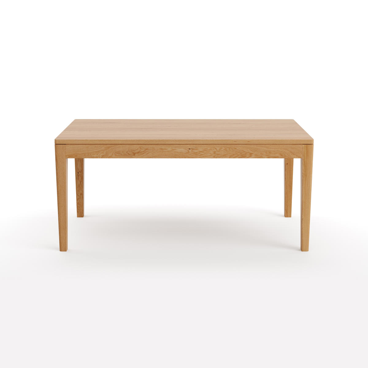 TISCH Ausziehbar Butterfly aus massivem Eichenholz 160x90 cm + Tischverlängerungen 2x50 cm - Eichefarben/Braun, Holz (160/90/75cm) - Danzz