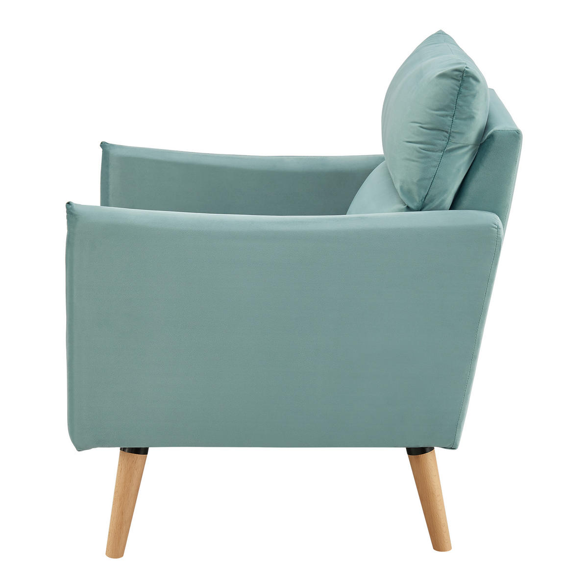 POLSTERSESSEL Eitting - Grün, Textil (64/85/77cm) - [en.casa]