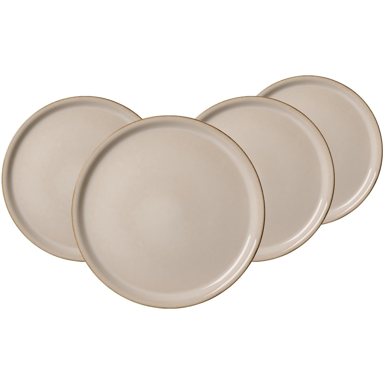 PIZZATELLER Nerano beige ø 32 cm 4er Set - Beige, Keramik (32cm) - Ritzenhoff Breker