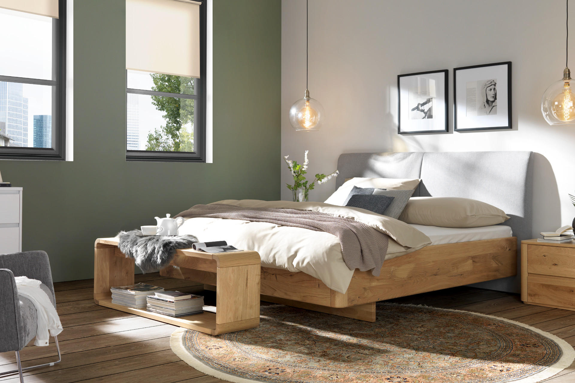 Schlafzimmer aus Eiche