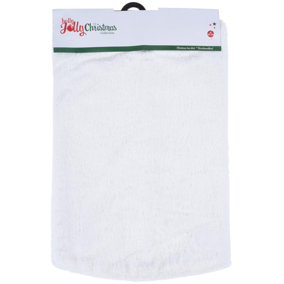 WEIHNACHTSBAUMROCK Ø 90 cm - Weiß, Textil (90/90cm) - Home Styling Collection