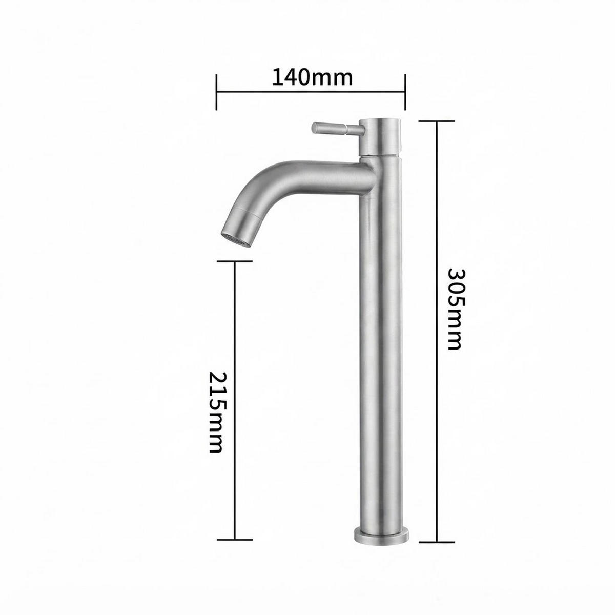 BADEZIMMERARMATUR, 30 x 14 cm, silber - Silberfarben, Metall (38/5/18cm) - Vallsero