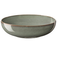 ASA Selection Tiefe Teller Saisons Eucalyptus ø 21 cm - 4 Stück - Grün, Keramik (1/2/6cm)