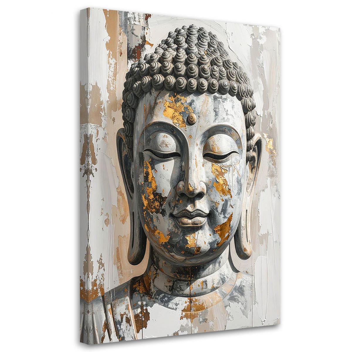 LEINWANDBILD Zen und Orientalisch 80x120cm - Beige, Textil (80/120cm) - Feeby