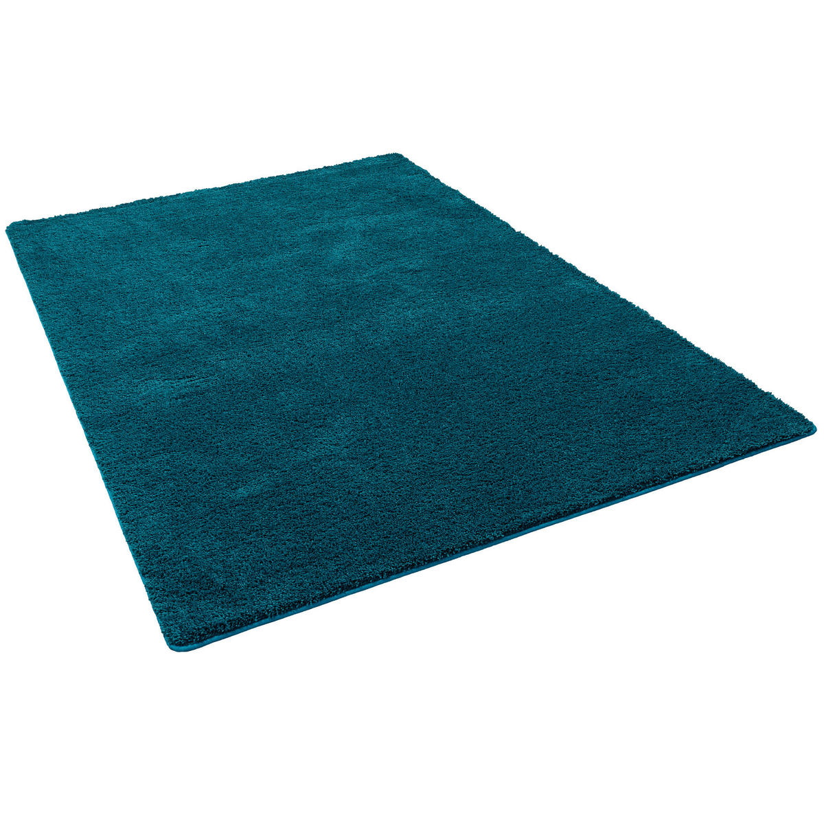 HOCHFLOR SHAGGY TEPPICH PALACE - Petrol, Textil (100/400cm) - Snapstyle