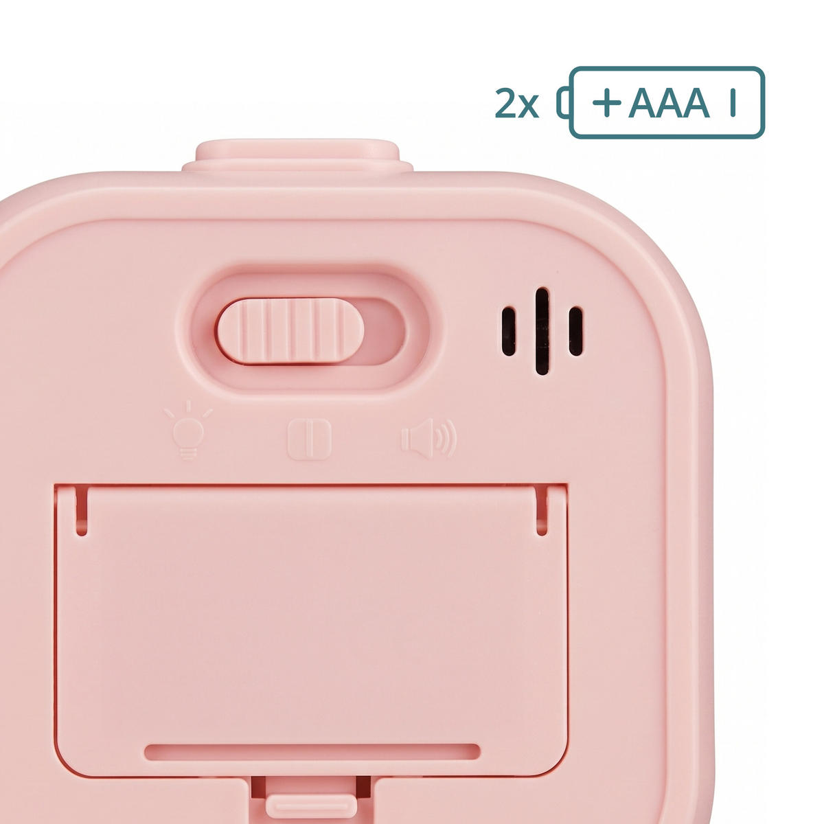 TIMER Rosa 60 minuter - Pink, Plast (9/9/4.5cm) - Relaxdays