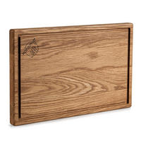 SCHNEIDEBRETT Solida - Eichefarben/Braun, Holz (20/30cm) - KONSIMO®