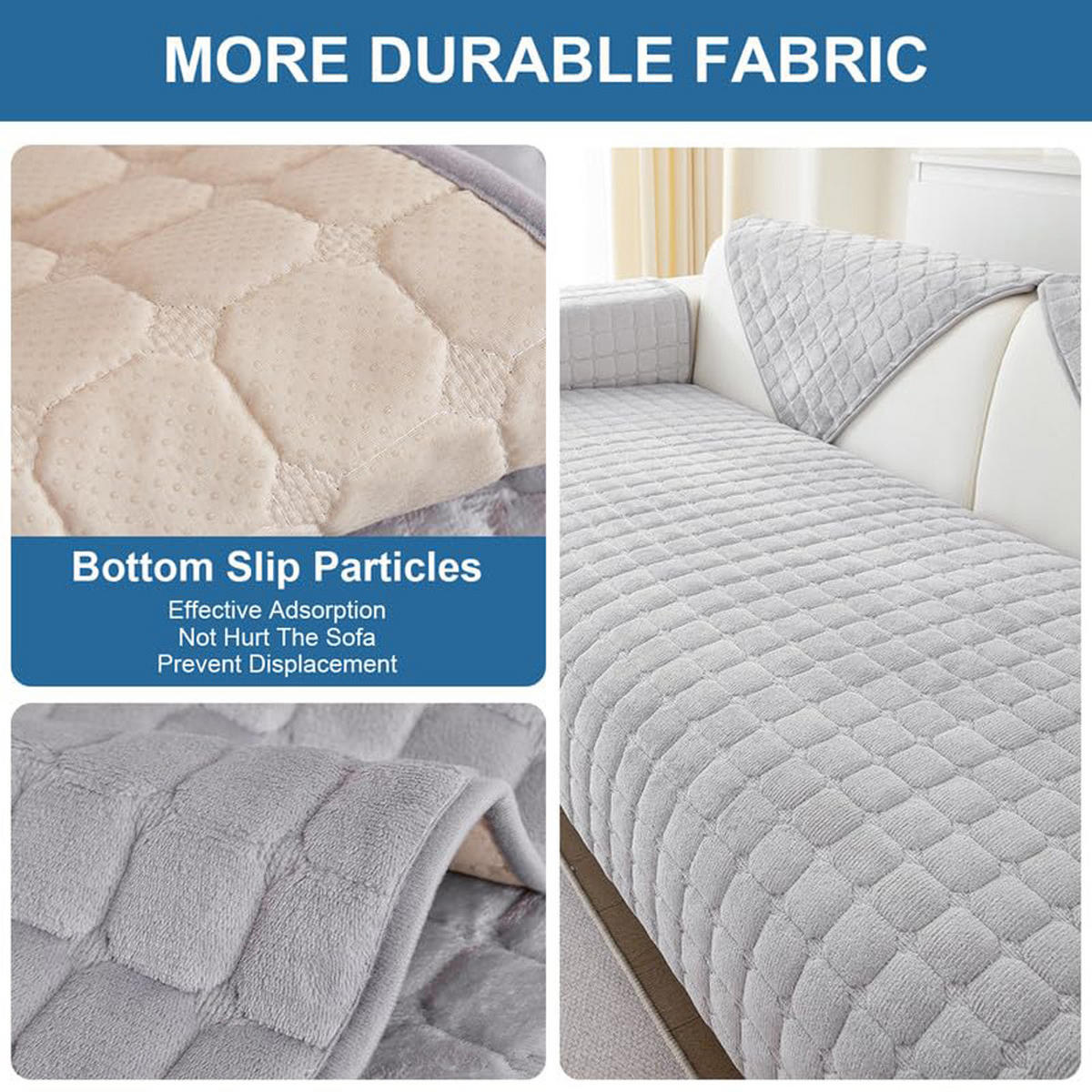 SOFAÜBERWURF Hellgrau 1 stück - Hellgrau, Textil (70/150cm) - Kaket