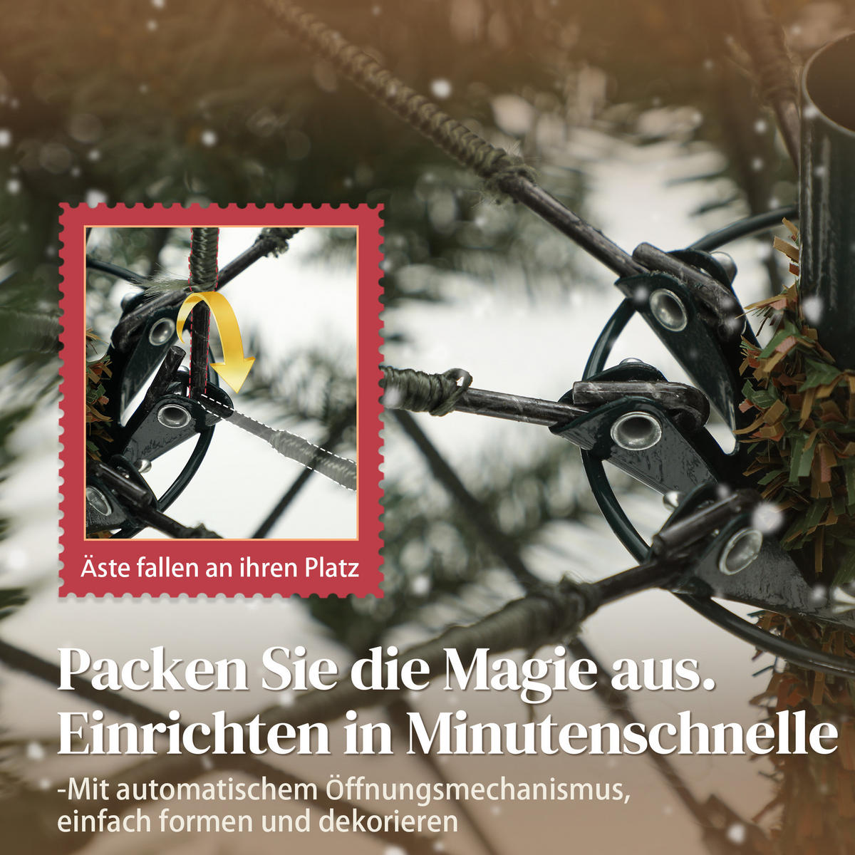 WEIHNACHTSBAUM künstlich 180 cm Christbaum mit 1687 dichten Zweigen Grün - Grün, Kunststoff (180cm) - HOMCOM