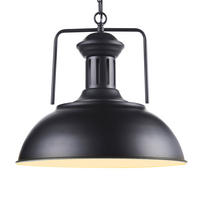 HÄNGELEUCHTE Schwarz - Schwarz, Metall (121.9/41.9/121.9cm) - Teamson Home