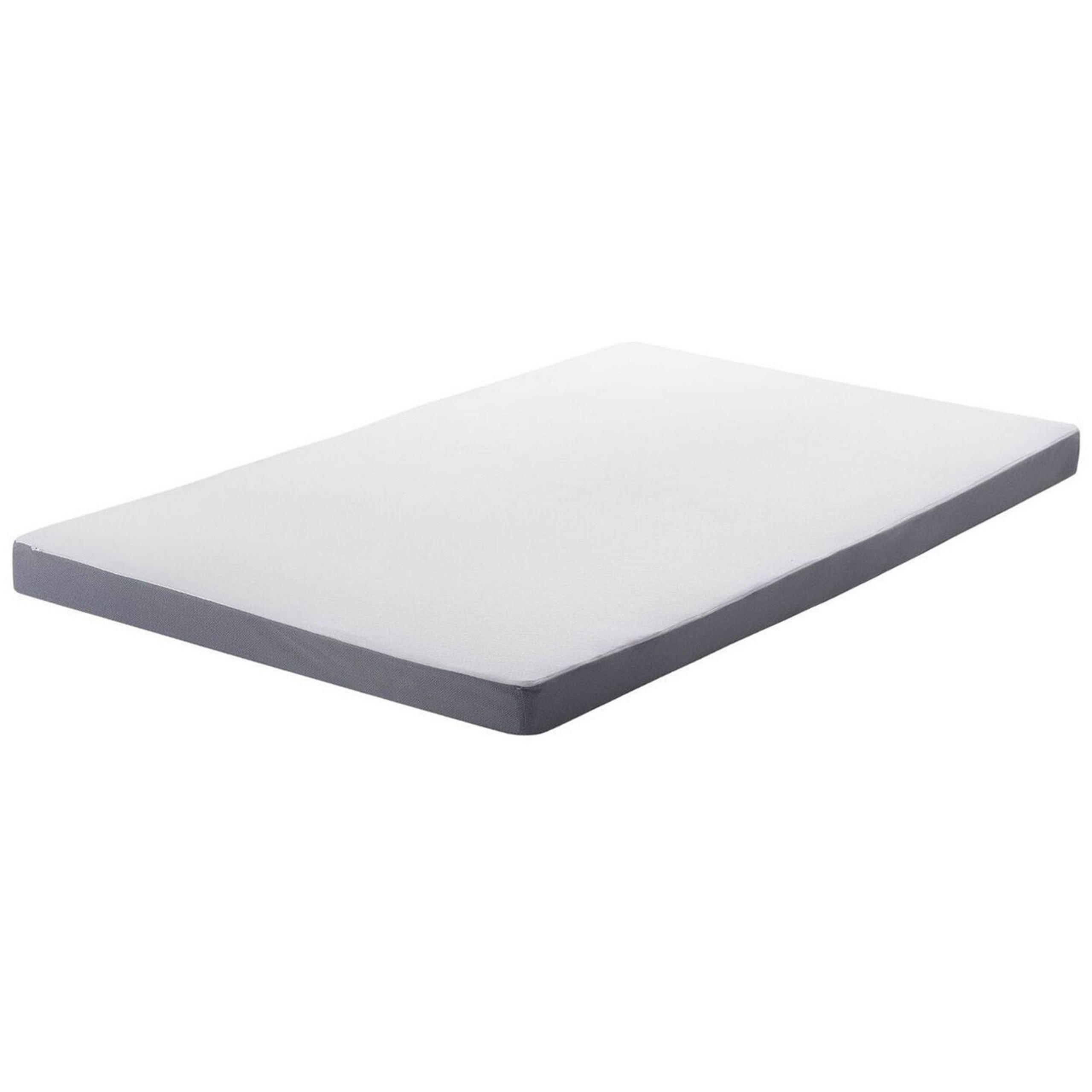 SCHAUMSTOFFMATRATZE medium 80/200/10 cm Piccolo - Weiß, Textil (80/200cm) - Beliani