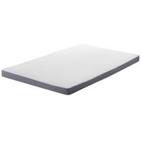 SCHAUMSTOFFMATRATZE medium 80/200/10 cm Piccolo - Weiß, Textil (80/200cm) - Beliani