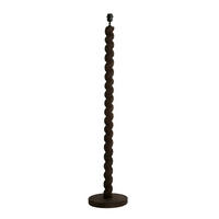 STEHLEUCHTE Nanno Grau Ø30/138 cm - Grau, Holz (30/30/138cm) - Light & Living