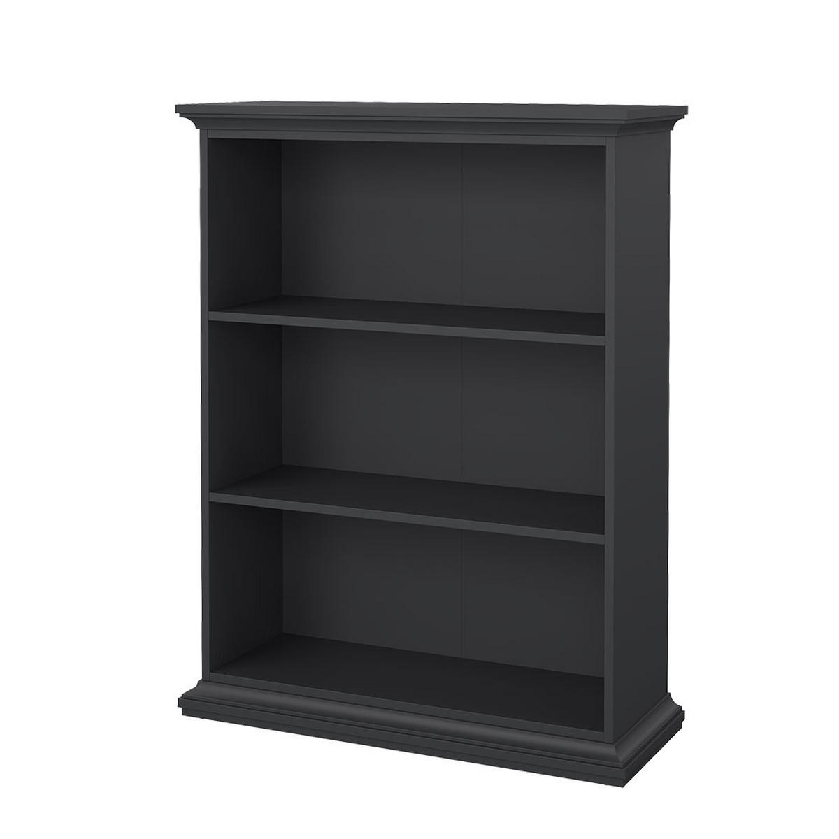 REGAL Venedig Grau 96/37/126 cm - Grau, Holzwerkstoff (96/126/37cm) - ebuy24