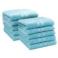 HANDTÜCHER, 6er-Set, 50x100 cm, 100% Baumwolle, Blau - Blau, Textil (50/50cm) - Zollner