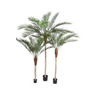 KUNSTBAUM Künstliche Dattelpalme - Kian 240 cm - Grün, Kunststoff (240cm) - aplanta