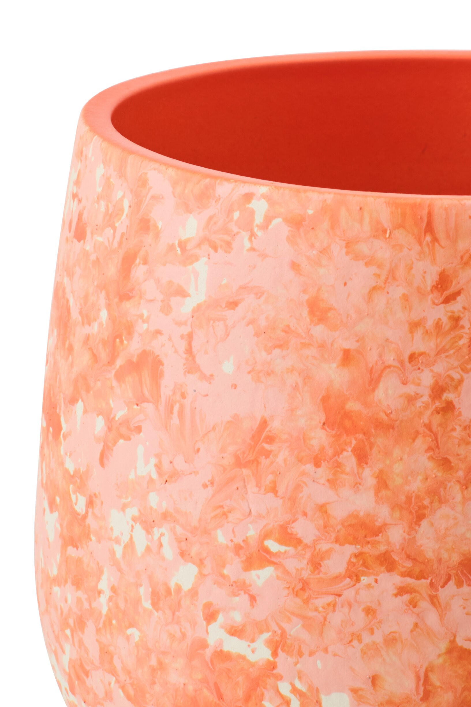 J-Line Blumentopf Orange 14 cm