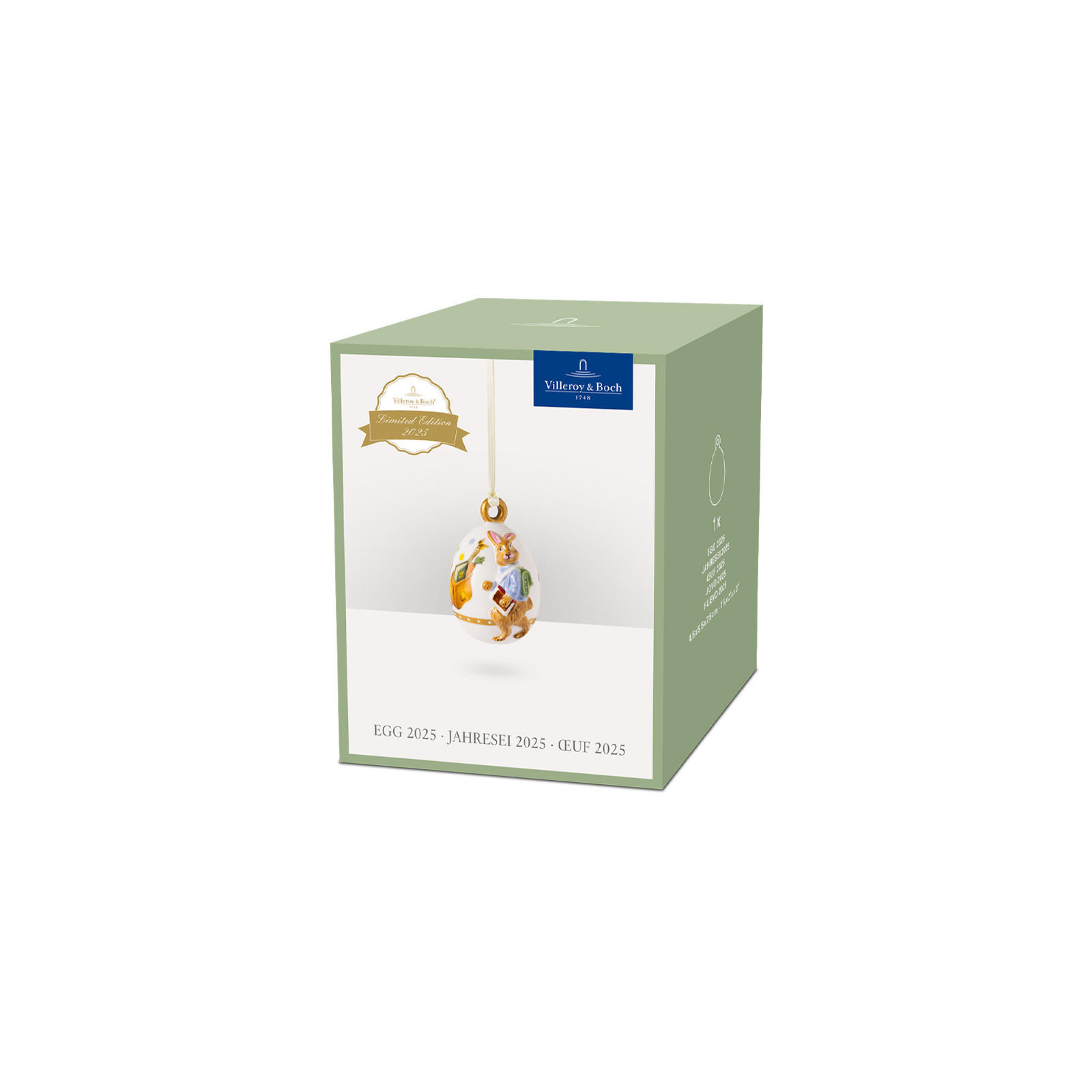 JAHRESEI 2025 Easter Edition bunt ø 4,7 cm - Multicolor, Keramik (4.7/7.6/5.4cm) - Villeroy & Boch