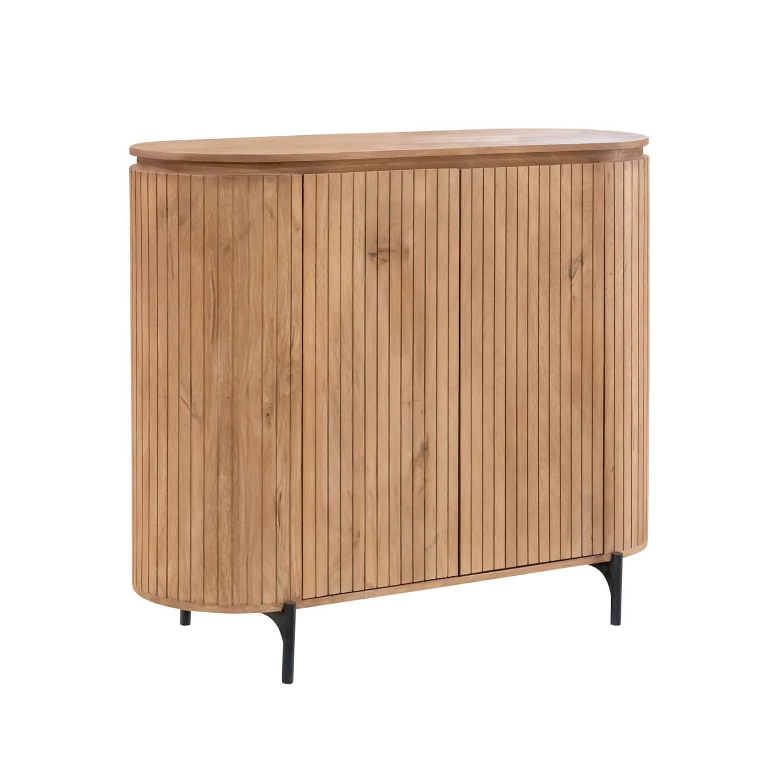 KOMMODE Helena Mangoholz Natur Natur - Naturfarben, Holz (115/100/45cm) - Villa Möbel