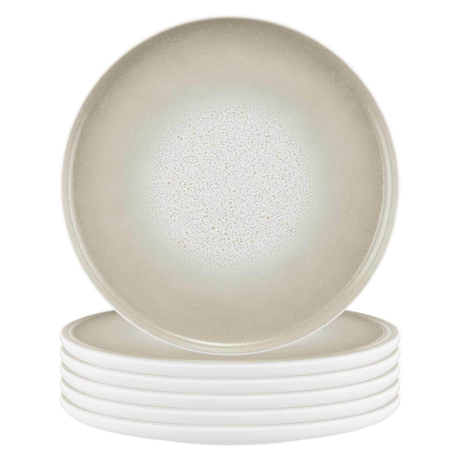 SPEISETELLER Sento Home Aura cream ø 27,6 cm 6er Set - Creme, Keramik (27.6cm) - Seltmann Weiden