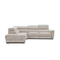 ECKSOFA CALVERA 5-Sitzer, ecru - Ecru, Holzwerkstoff/Textil (239/298cm) - Courtois Laville