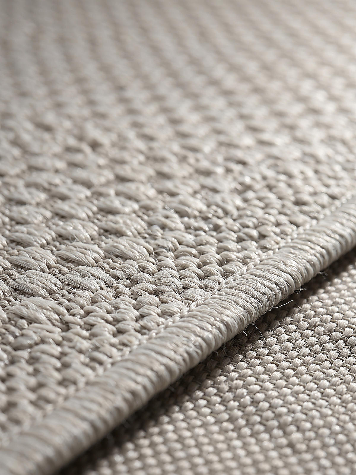FLACHWEBTEPPICH NURE Polypropylen - Creme, Textil (160/220cm) - KADIMA DESIGN