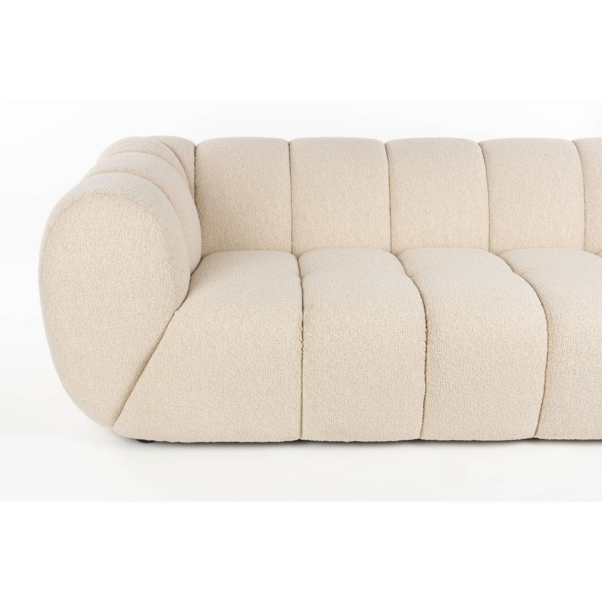 SOFA 3-SITZER Melt Beige - Beige, Textil (241/68/104cm) - Zuiver