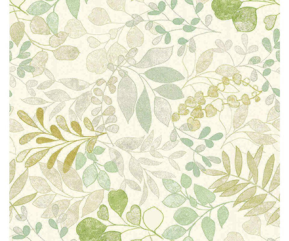 VLIESTAPETE Grün 159/280 cm - Grün, Textil (159/1cm) - KUNSTLOFT