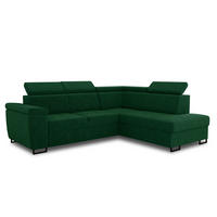 ECKSOFA Natan, Seite: Rechts - Grün, Holz/Textil (265/205cm) - Sofnet