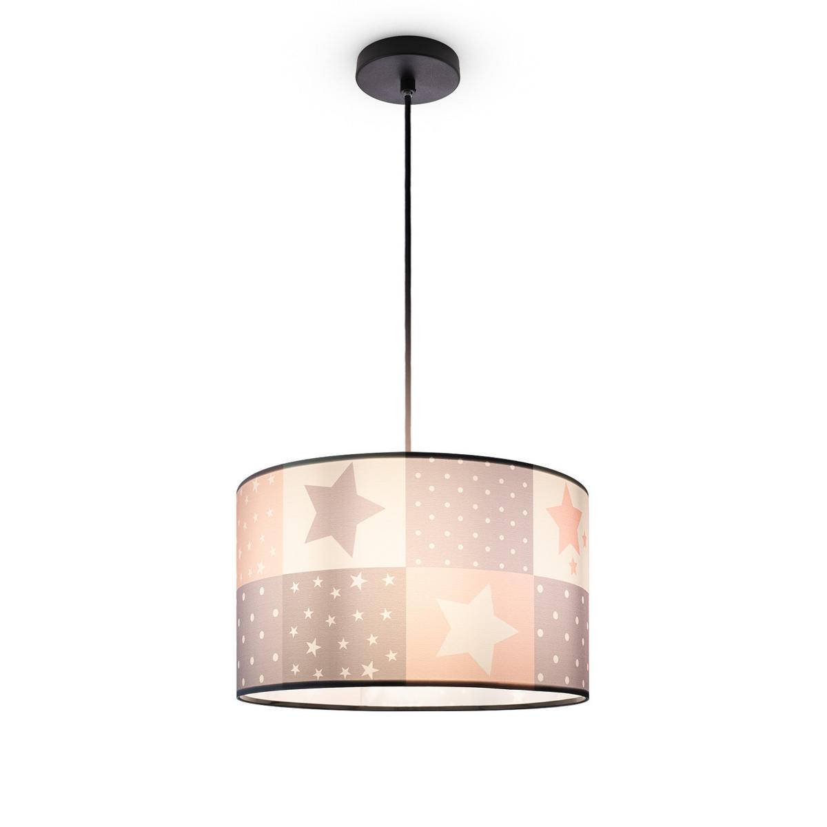 PENDELLEUCHTE Hugo Pd1 Cos 345 - Schwarz, Metall (38/38/21cm) - Paco Home