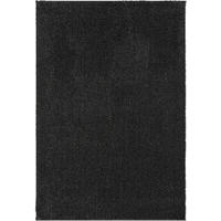 TEPPICH Hochflor ZINAL Uni Polyester Anthrazit 120 x 170 cm - Anthrazit, Textil (120/170cm) - KADIMA DESIGN