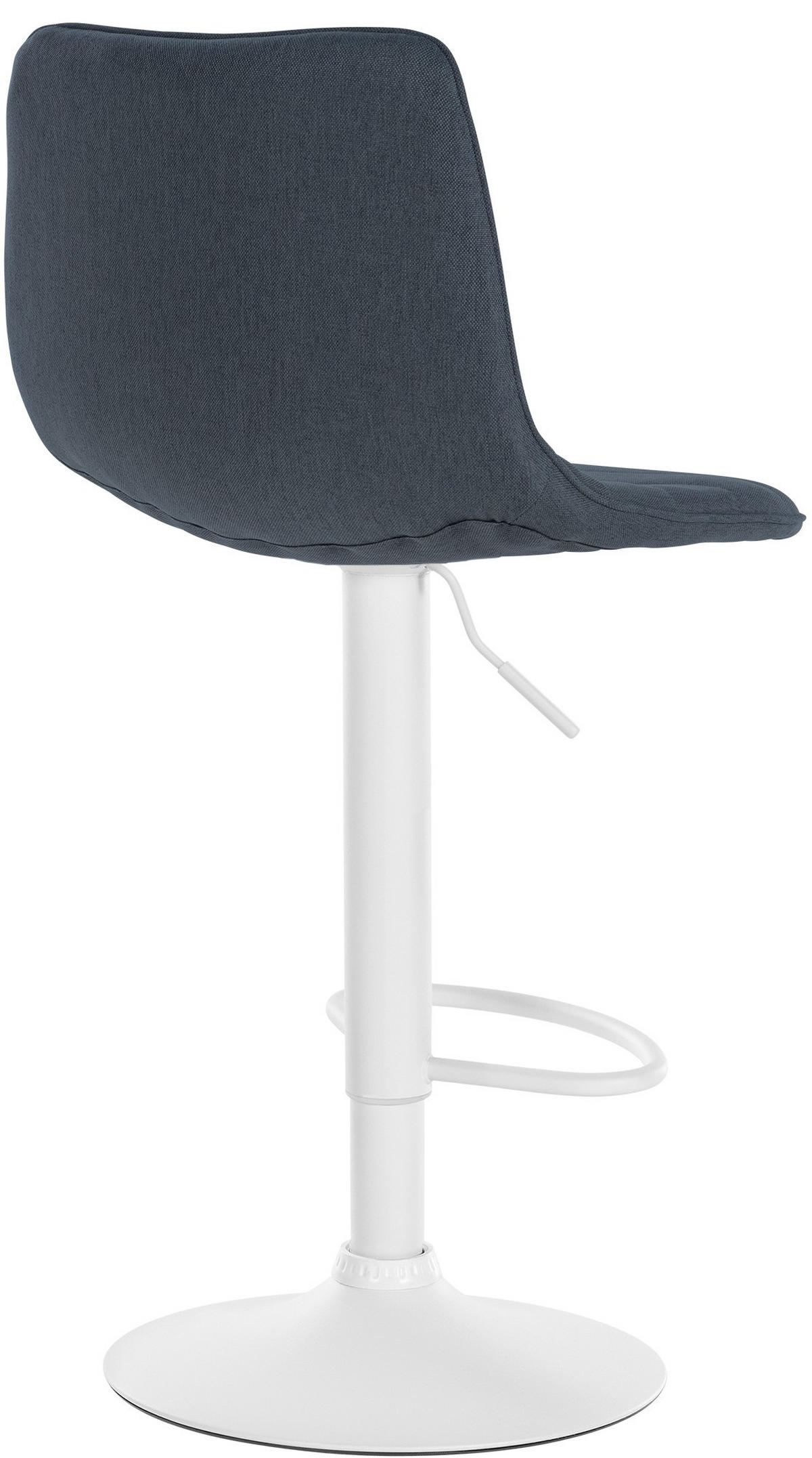 BARHOCKER 2er Set Stoff dunkelgrau - Dunkelgrau, Textil/Metall (45/89/46cm) - CLP