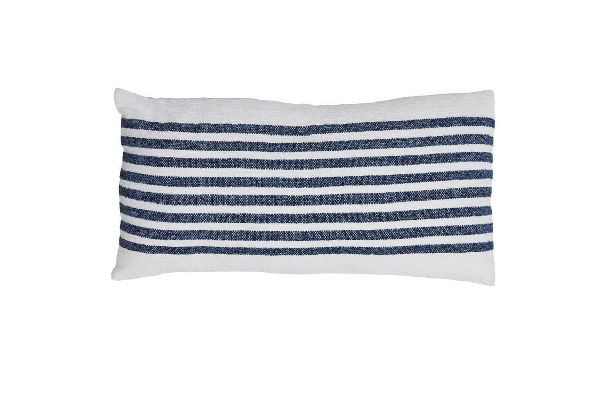 DEKOKISSEN Cinco Weiß 60/30/10 cm - Weiß, Textil (30/60cm) - Light & Living