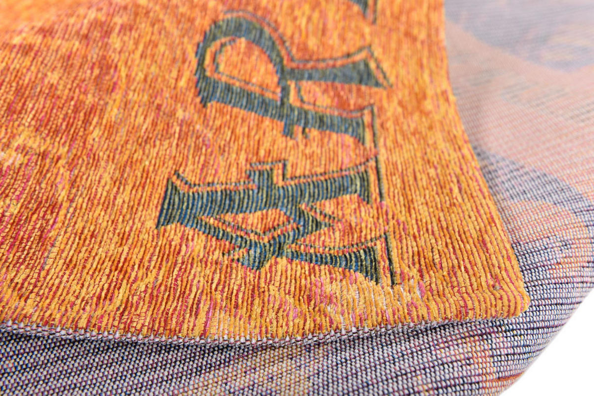 FLACHWEBETEPPICH Cosima 80x160 cm - Orange, Textil (80/160cm) - Gino Falcone
