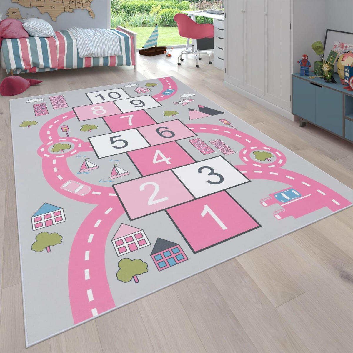 KINDERTEPPICH 140/200 cm Bino 569 - Pink, Kunststoff (140/200cm) - Paco Home