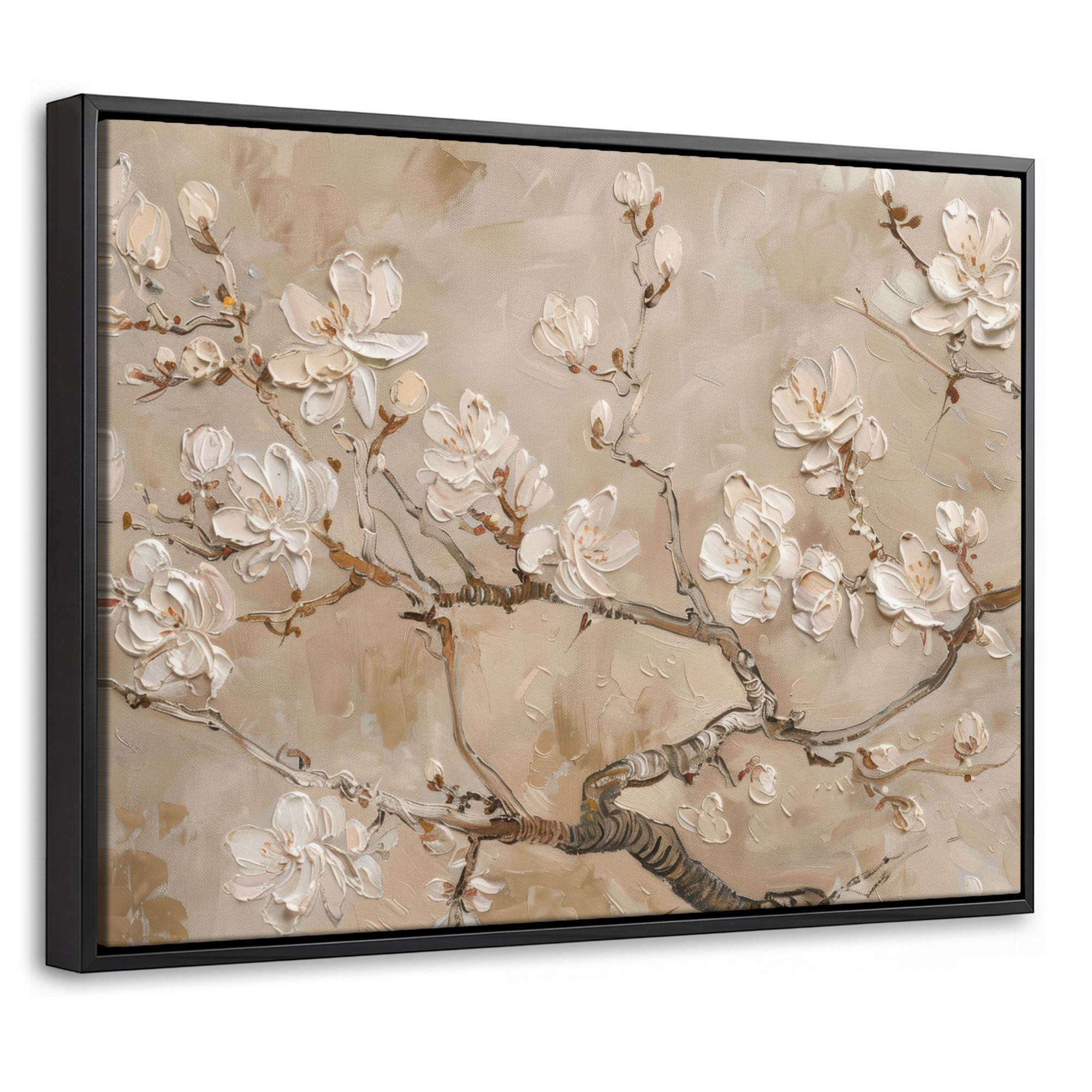 MuchoWow Leinwand Beige 40x30 cm