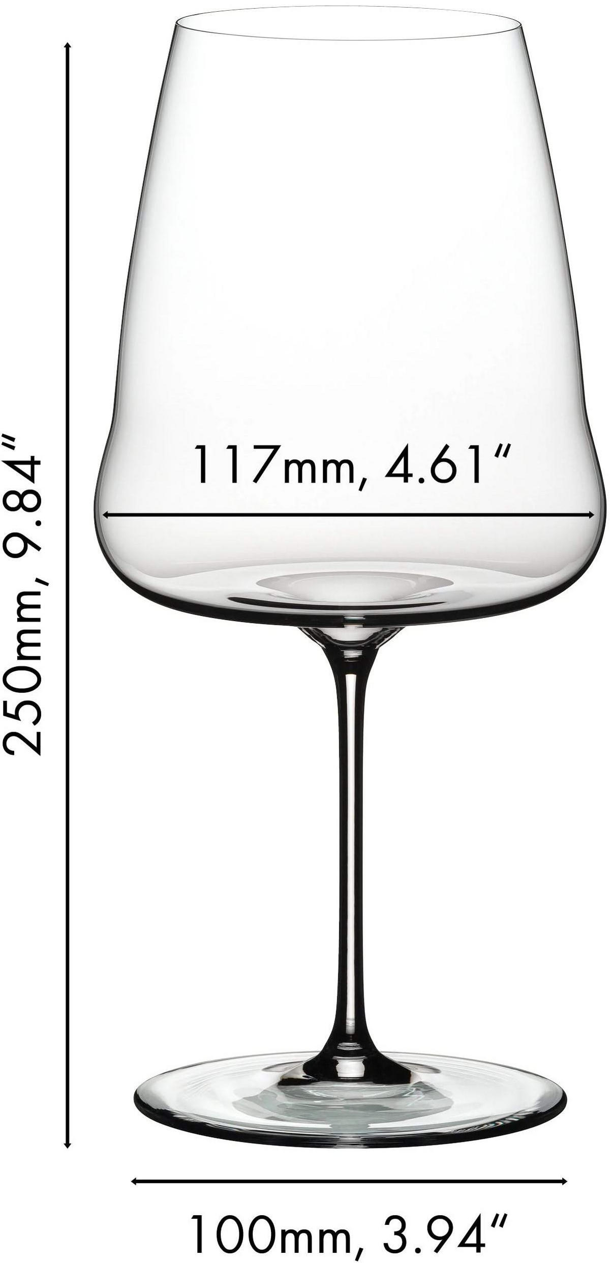 ROTWEINGLAS Winewings Cabernet Sauvignon, Kristallglas, H 25 cm - Transparent, Glas (0.4L) - Riedel
