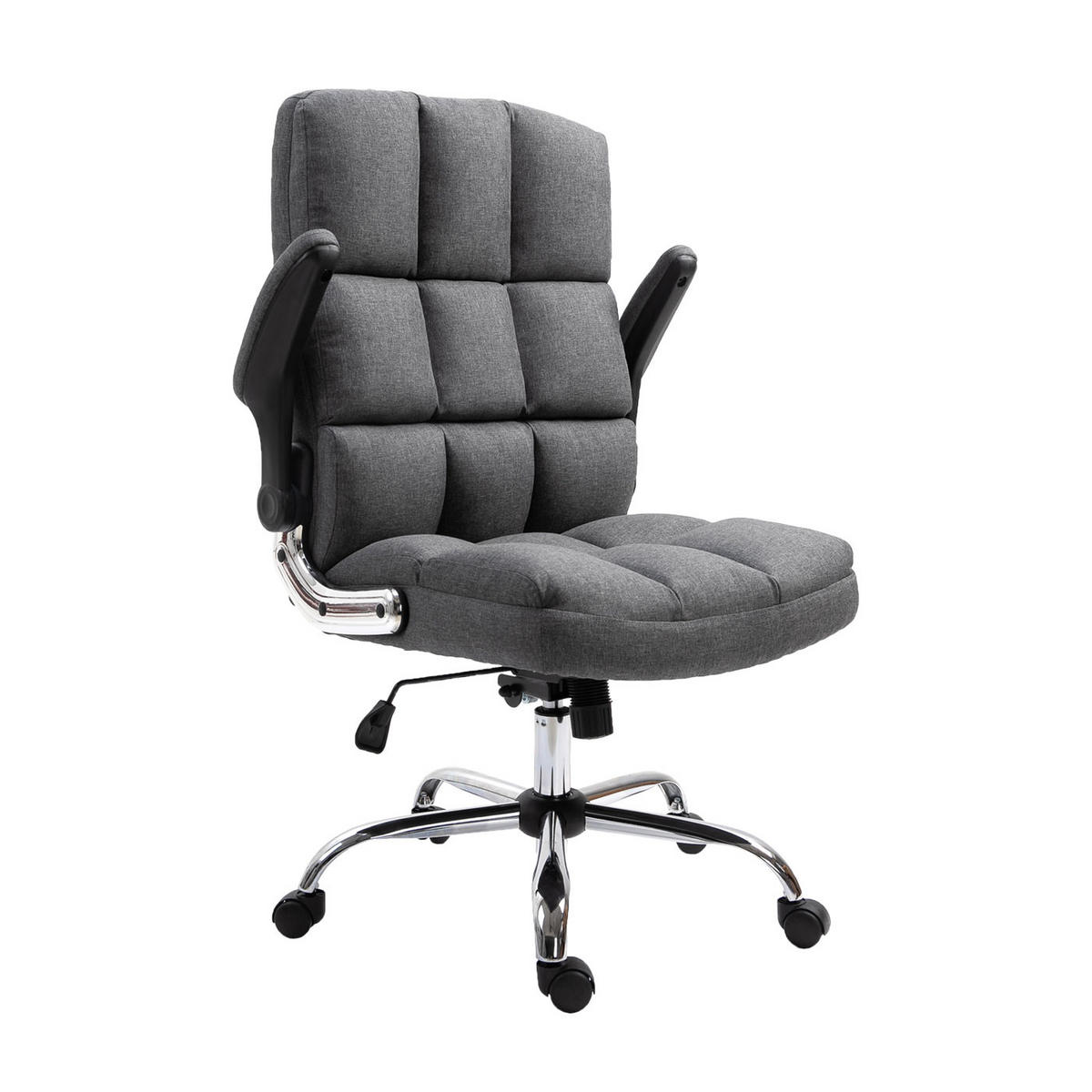 BÜROSTUHL Grau - Grau, Textil (73/120/72cm) - MCW
